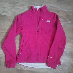 The North Face Women's Fuchsia Geometric Jacket Size Medium - GUC